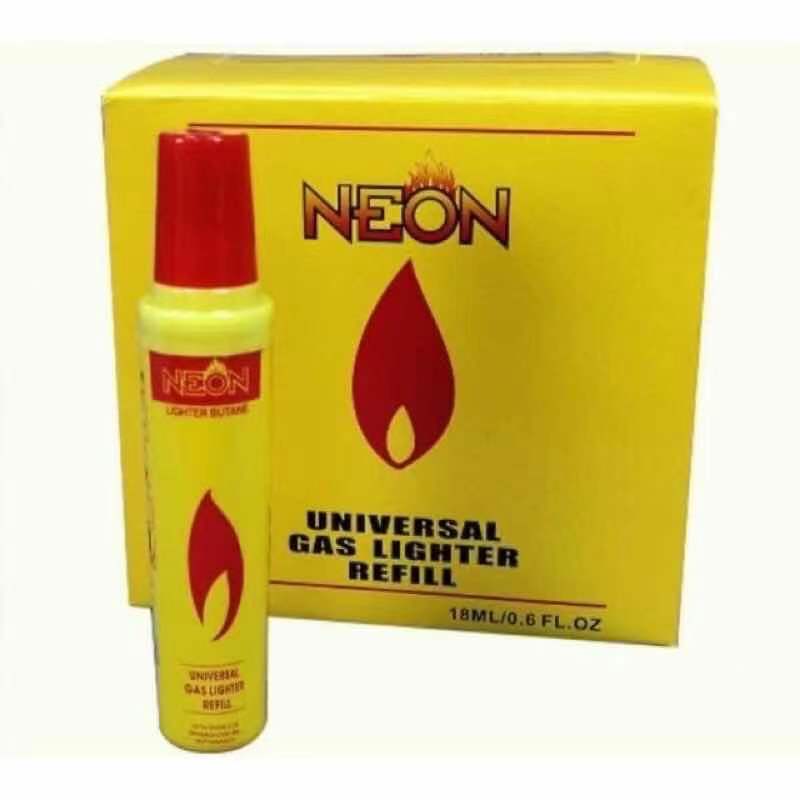 18ml Neon lighter gas refill small Unusual J Bong