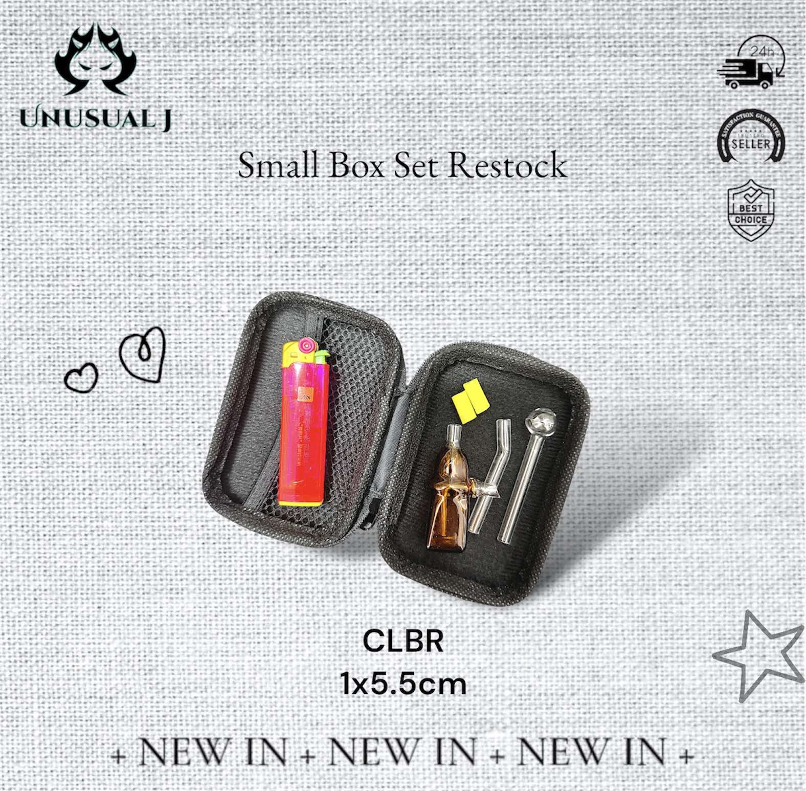 PouchBag SET CLBR Glass Set