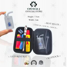 BEST SELLER 7.5cm x 3cm Anti Reverse Square Water Bottle Set Pouch Bag