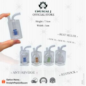 BEST SELLER 7.5cm x 3cm Anti Reverse Square Water Bottle Set